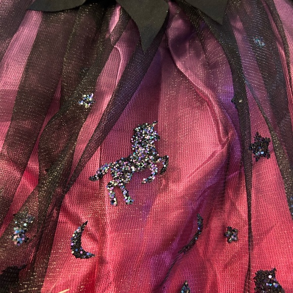 Girls unicorn witch costume (C6) - Picture 3 of 5